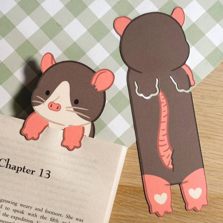 Rat Peeking Bookmark for wholesale by izzoo