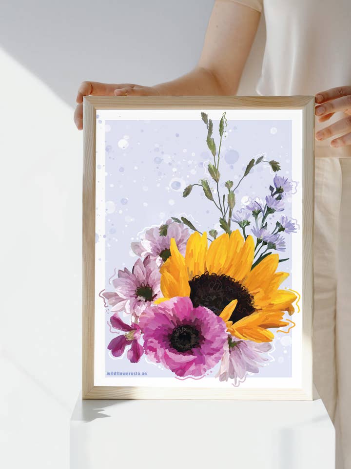Plakat 30x40 cm #0012 for engroshandel hos Wildflower Oslo