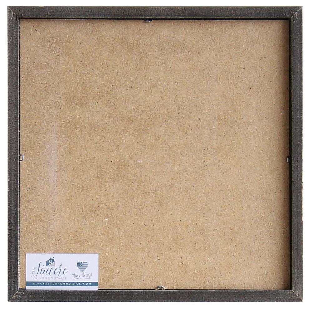 Sincere Surroundings - Wholesale Wall Sign - Away In A Manger Art - Rustic Frames1