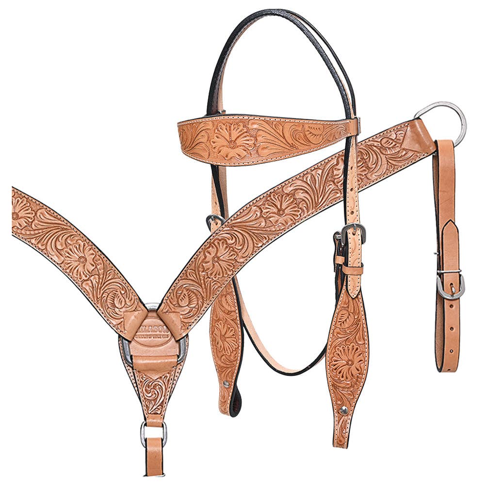 HILASON - Wholesale Horseback Riding Gear - HILASON Western Horse Headstall Breast Collar Set Tack Genuine American Leather | For Horses Headstalls234