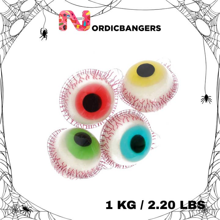 Nordicbangers - Swedish Candy Supply - Wholesale Gummy - Svenskt halloween-godis - Grymma ögon