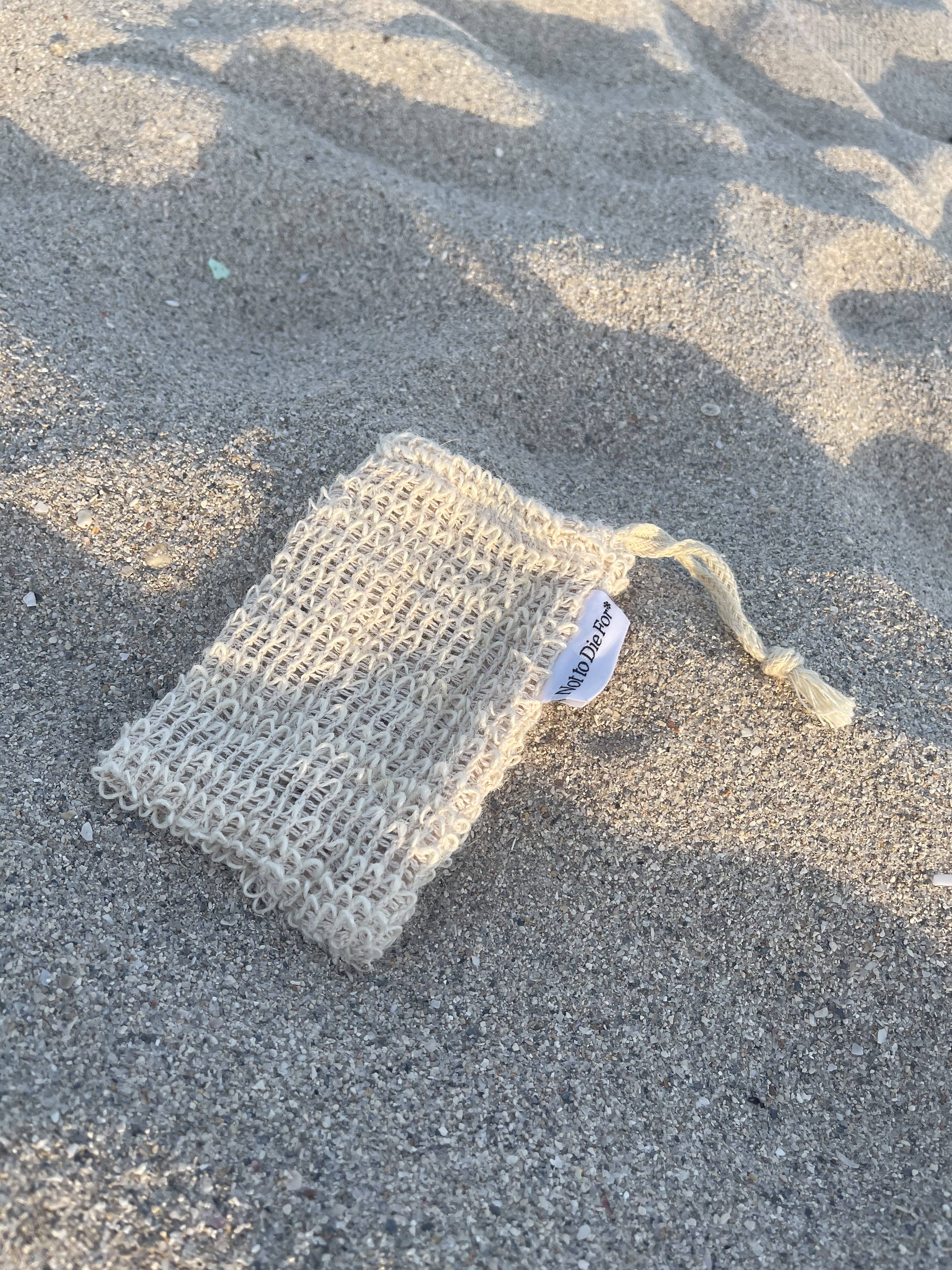 Not to Die For - Wholesale Soap Pouch/Sack/Bag - Sisal Soap Saver Bag2