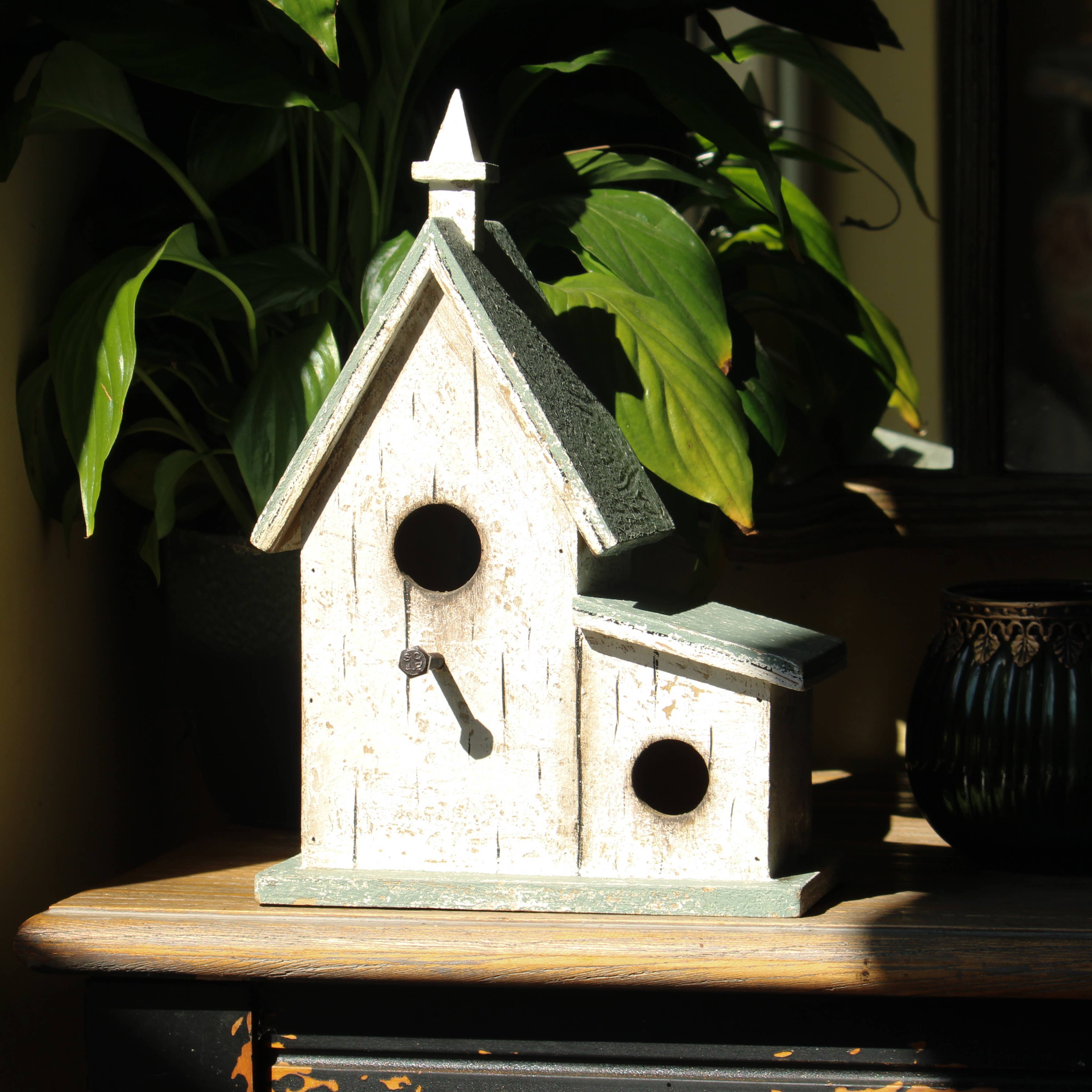 Originals International Ltd - Wholesale Bird House - Two-Tiered Green Bird House1