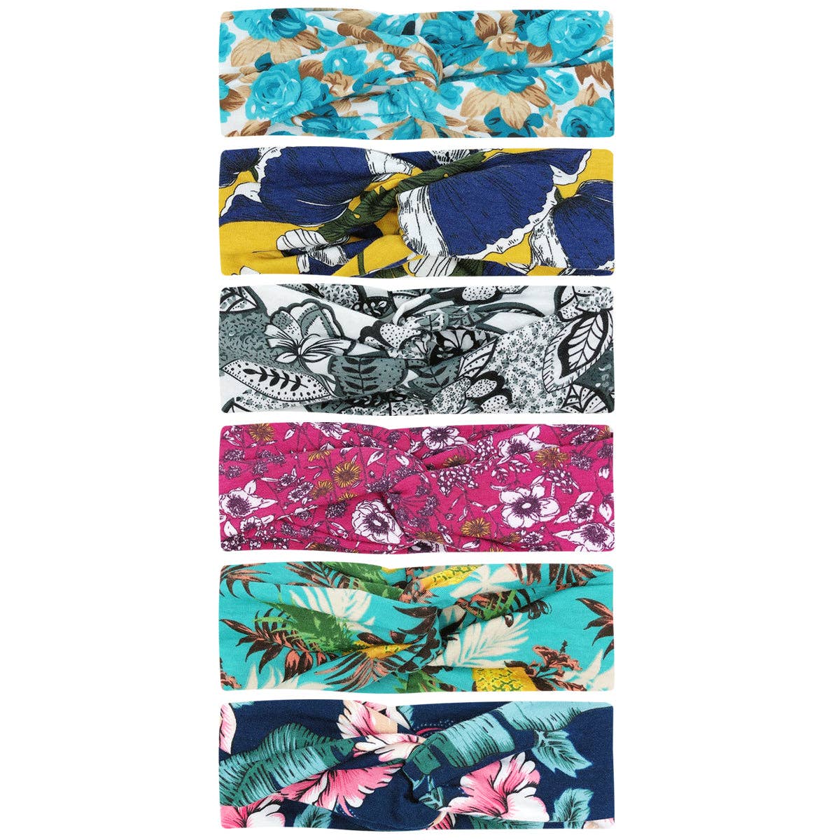 Wrapables.com - Wholesale Fashion Headband - Women's - Wrapables Boho Vintage Floral Elastic Headbands for Sports1