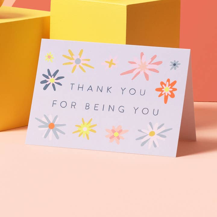 Thank You For Being You Card for wholesale by Lizzie for SMUG