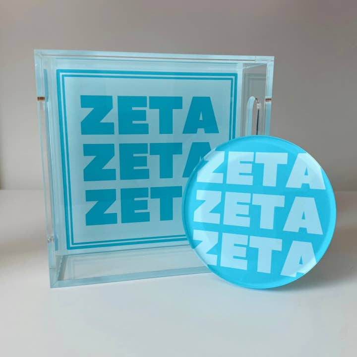 MadHouse - Wholesale Decorative Tray - Zeta Tau Alpha Small Tray1