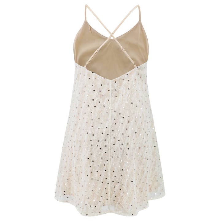 Marayn - Vendita all'ingrosso Vestito - Donna - Abito Mini con Paillettes a V Eleganza da Festa e Ballo11