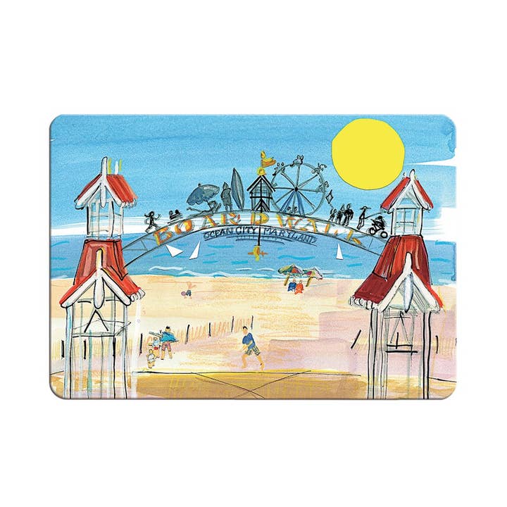 Planche à découper Boardwalk Gate 2 pour la vente par Liz Lind Editions