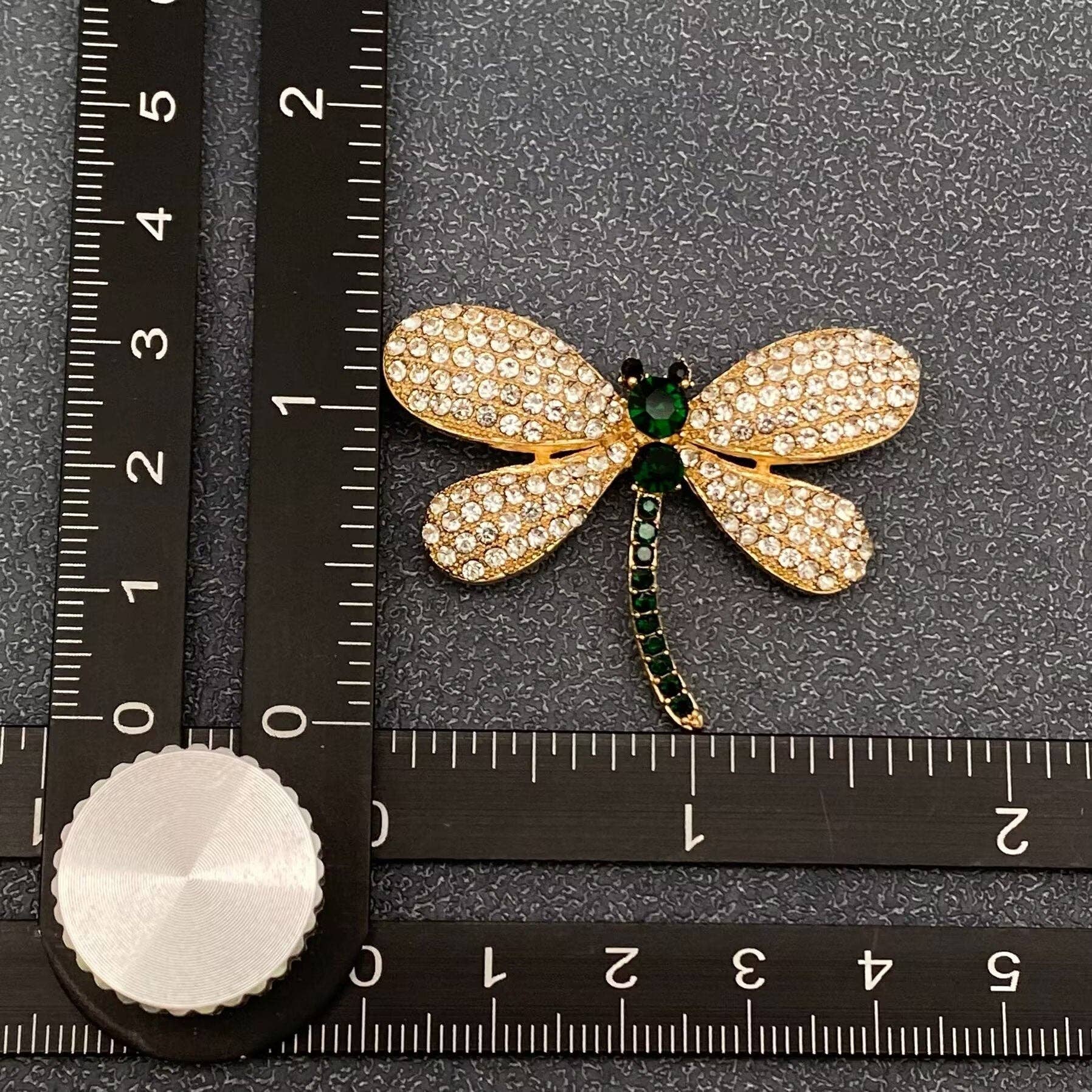 Mio Queena - Wholesale Brooch - Rhinestone Dragonfly Brooch Clothes Pin5