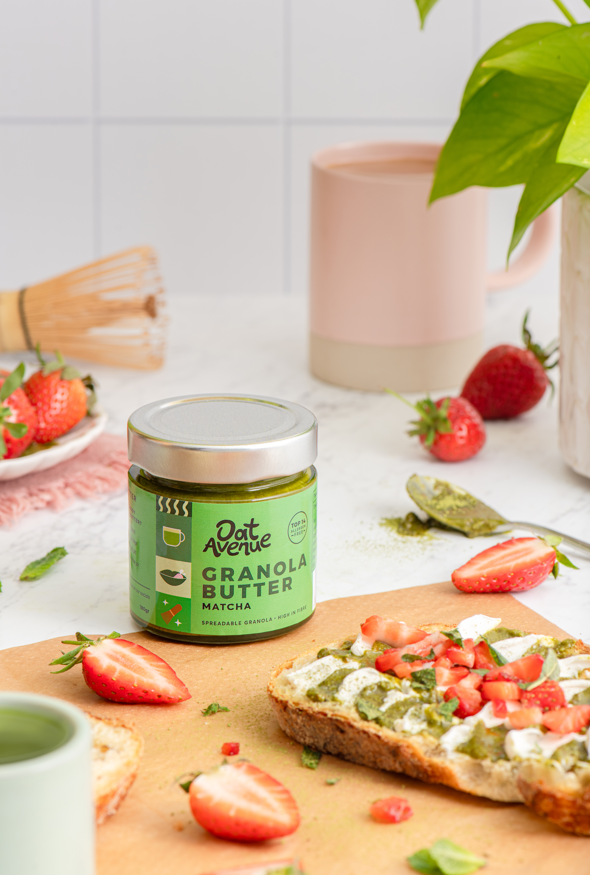 Oat Avenue – wholesale Nut butter – Granola Butter - Matcha3