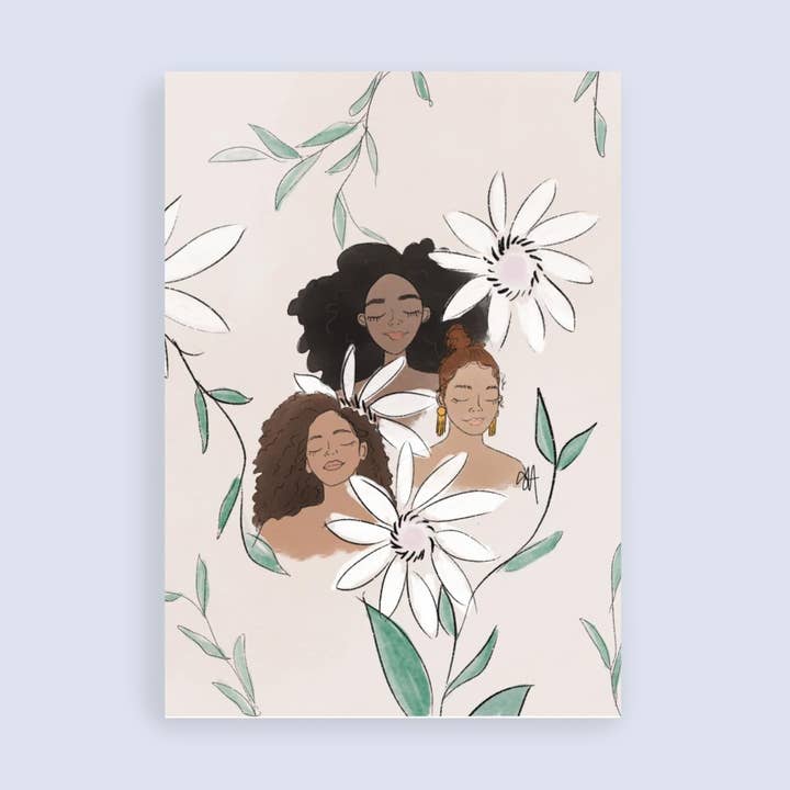 Flower Blooming Print for wholesale by Spoonful of Faith