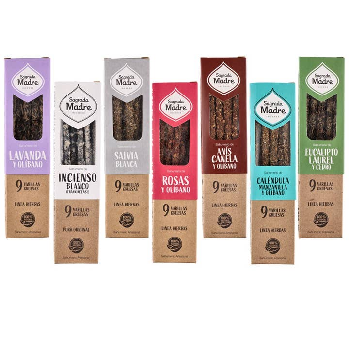 Vives de la Cortada S.L – Engroshandel Røgelse – Sahumerio Olibano Blanco - Holy Mother røgelse3