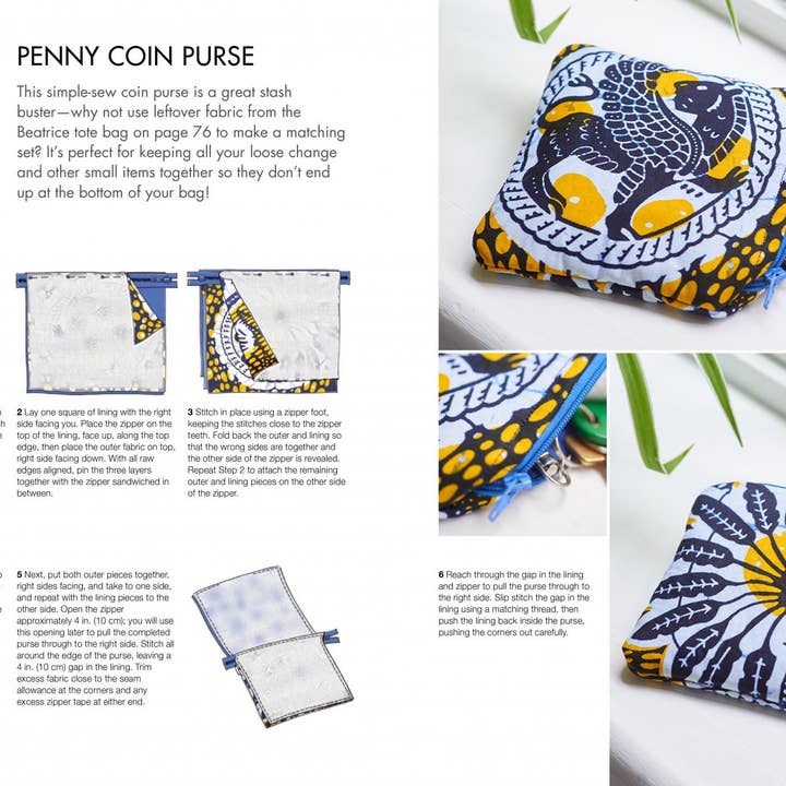 Ryland, Peters & Small – wholesale Crafts, hobbies and DIY – Sewing with African Wax Print Fabric3