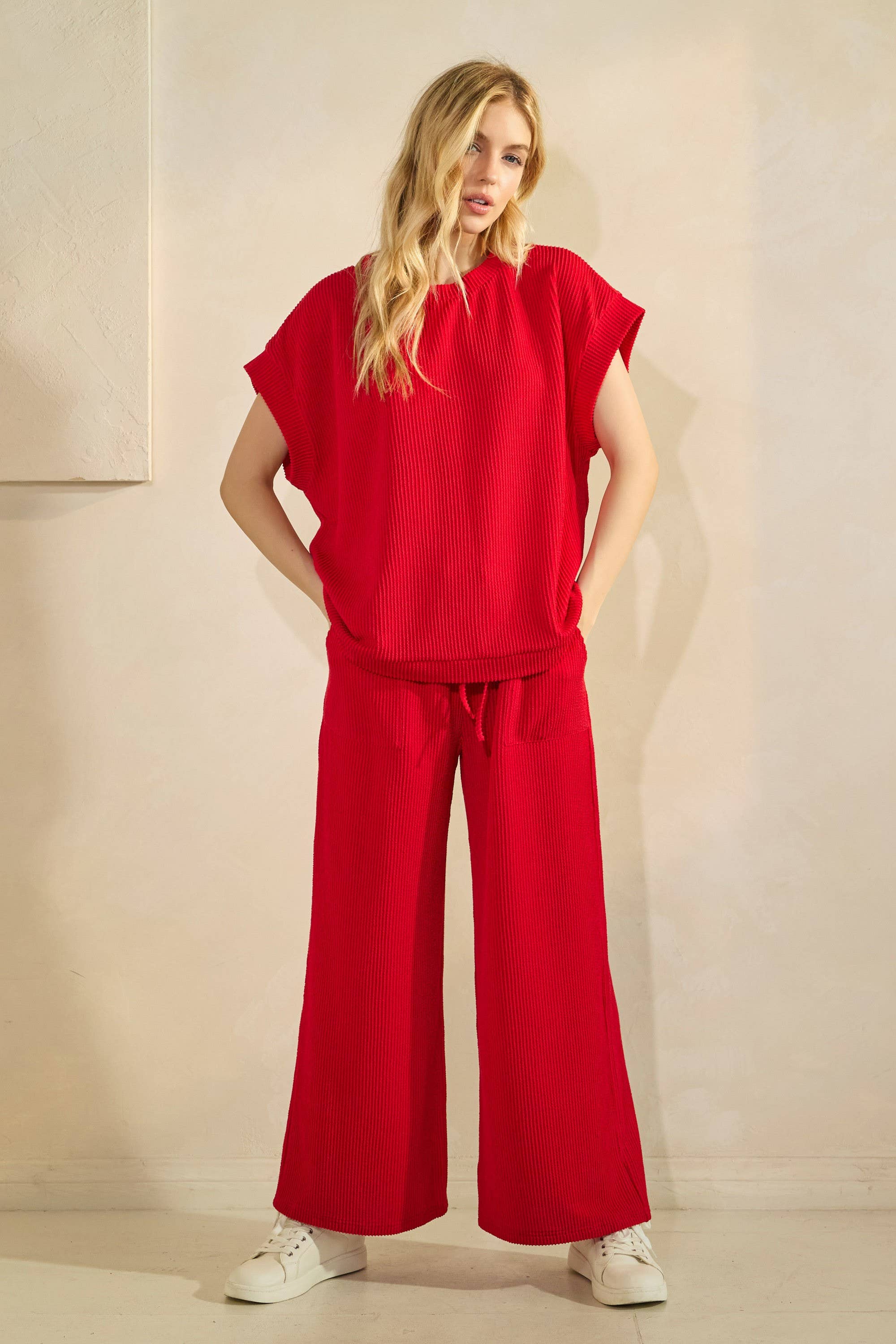 Sewn and Seen - Wholesale Mommy & Me Outfit Sets - Maternity - Striped Rib Knit Lounge Set18