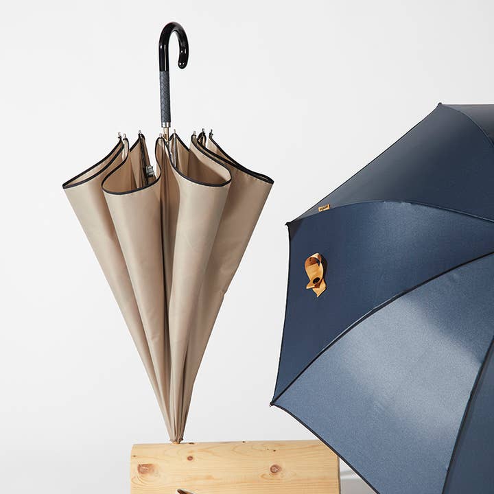 Ezpeleta - Wholesale Umbrella – Women's - EZPELETA Smooth Auto Umbrella with design details5