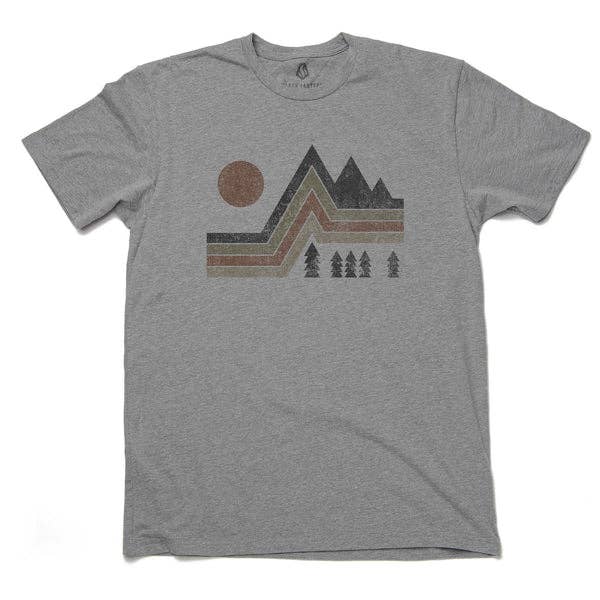 Black Lantern - Wholesale Screen Printed T-Shirt - Unisex - Mountain Vintage T-Shirt