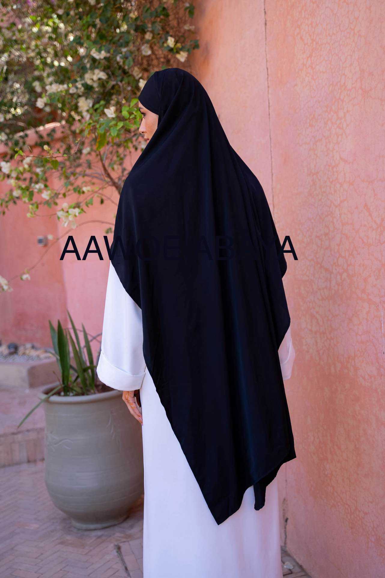 Aawoe Abaya - Wholesale Hijab - Women's - Elegant Khimar with Long Sleeves - 2408-KH11