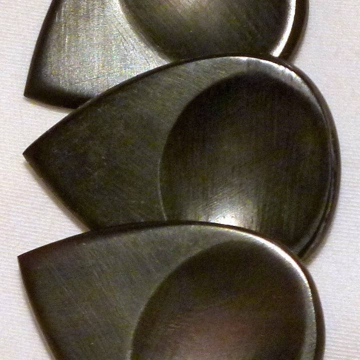GripExotic Black Horn (Pack of 3 Picks) for wholesale by US Blues Artist Quality Guitar Picks