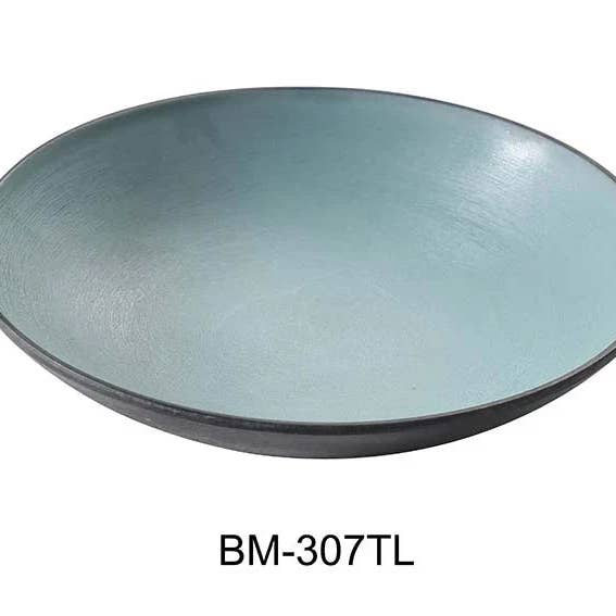 EcoQuality - Wholesale Bowl - 7 1/2"x1 1/2" Soup Bowl Birmingham Melamine Teal 12oz