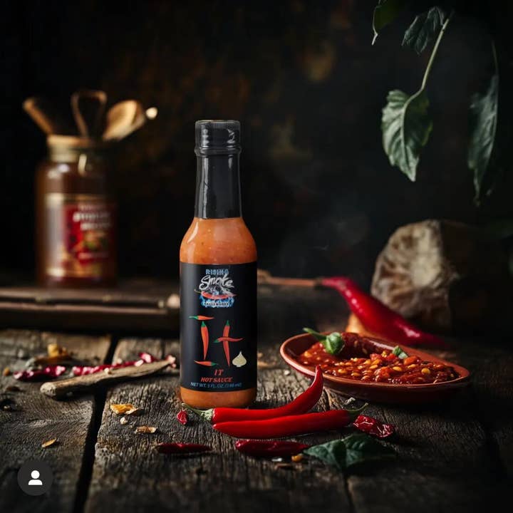 Rising Smoke Sauceworks – Großhandel Scharfe Soße – 5 oz Es Scharfe Soße (Fall von 12)
