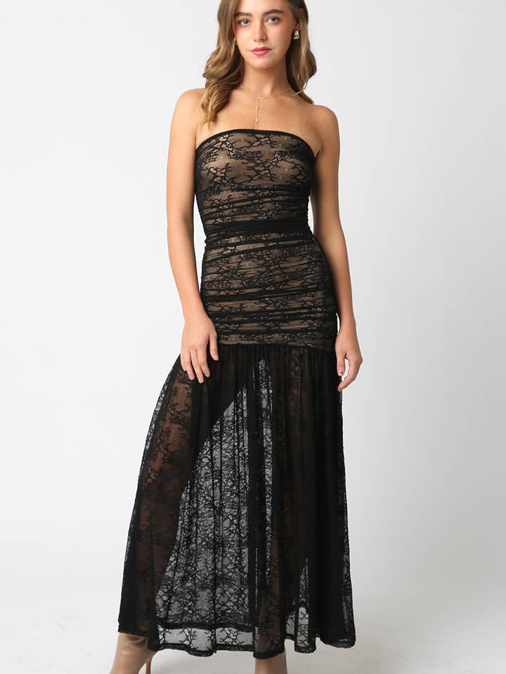 Robe en dentelle Jenna pour la vente par Olivaceous