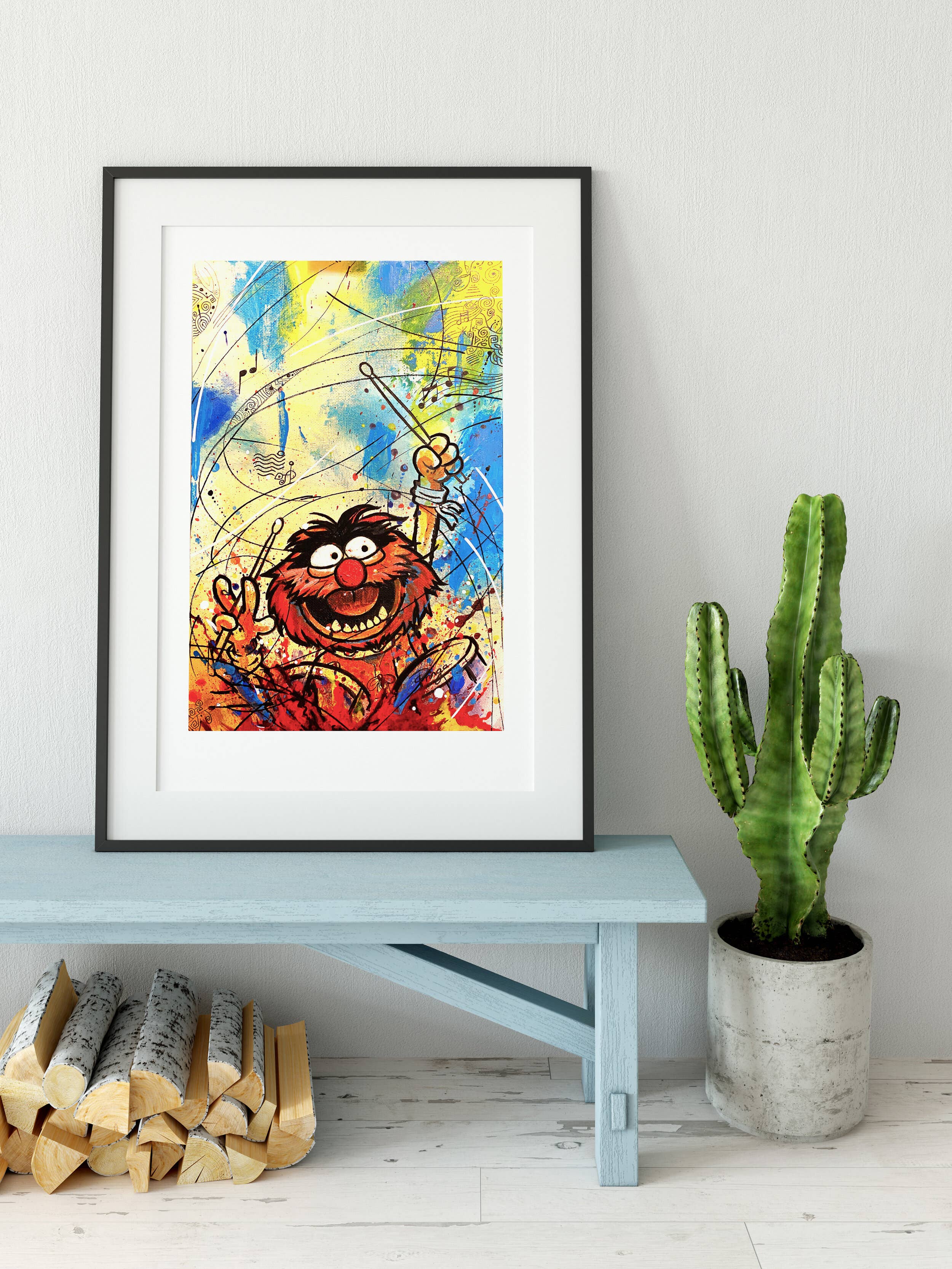 Art of Pringo – wholesale Konsttryck – Animalistisk Trumming1