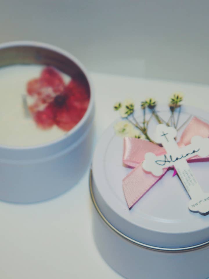 Tilpassede hvide tinbegivenhedslys – Personlige favoritter til enhver for engroshandel hos The Sage Lab