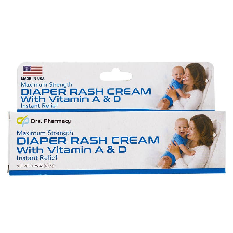 Deluxe Import Trading - Wholesale Diaper Cream - Drs. Pharmacy Maximum Strength 1.75oz Diaper Rash Cream0