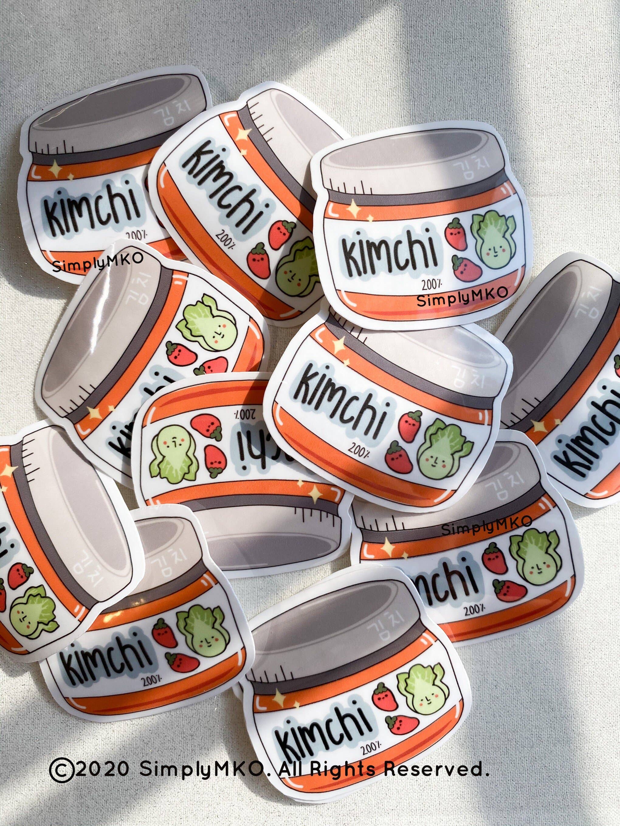 SimplyMKO - Wholesale Sticker - Kimchi Asian Sticker1