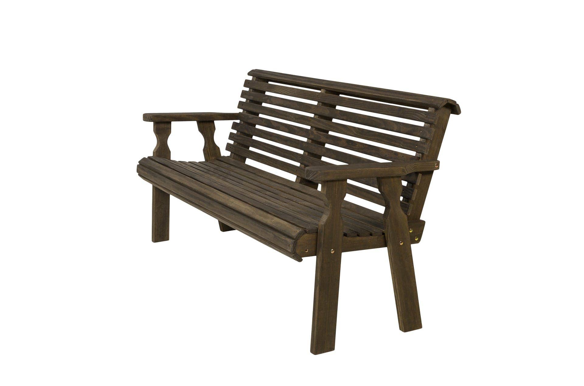 The Porch Swing Company - Wholesale Bench - Amish Casual Roll Back 5 Foot Treated Wood Outdoor Bench6