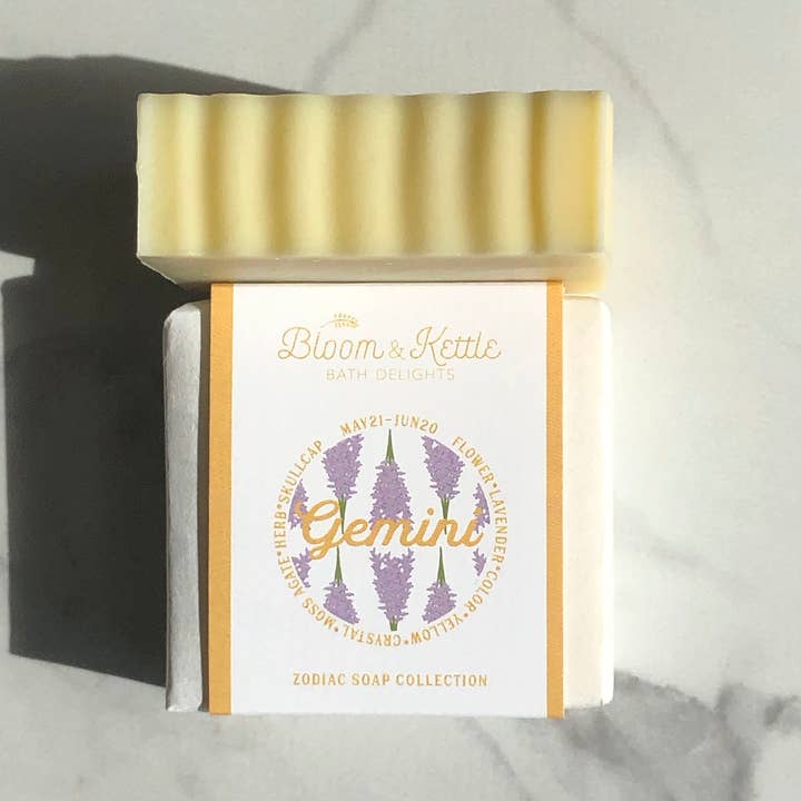 Zodiac Seife - Zwillinge für den Großhandel von Bloom and Kettle