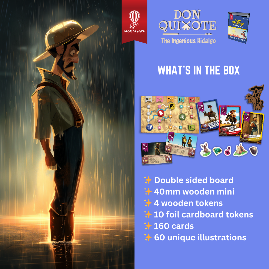 Llamascape Games - Wholesale Bordspel - Don Quichot: de vernuftige edelman | bordspel6