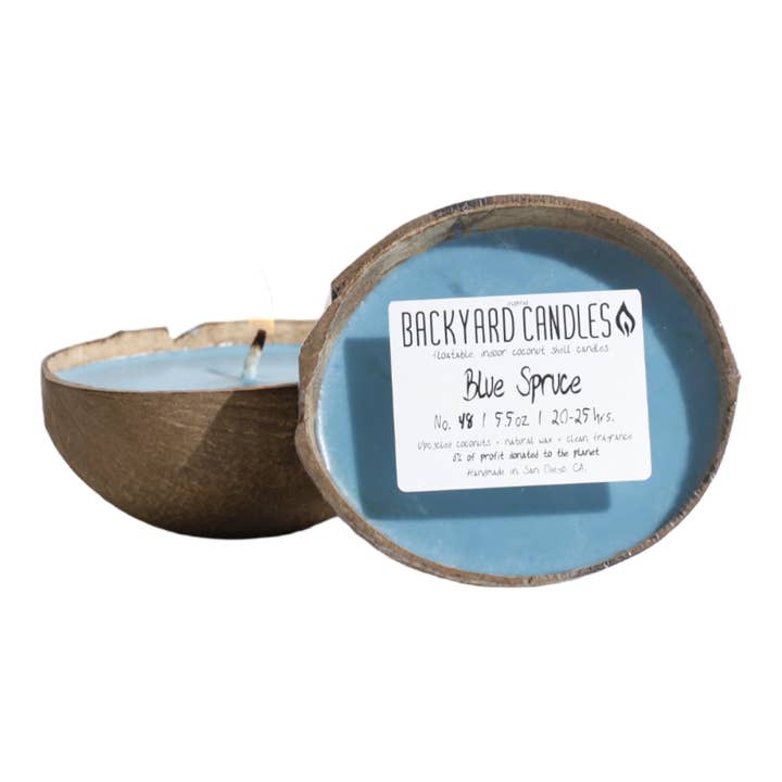 Backyard Candles - Venta al por mayor Velas en tarros - Nº 48 | Abeto Azul