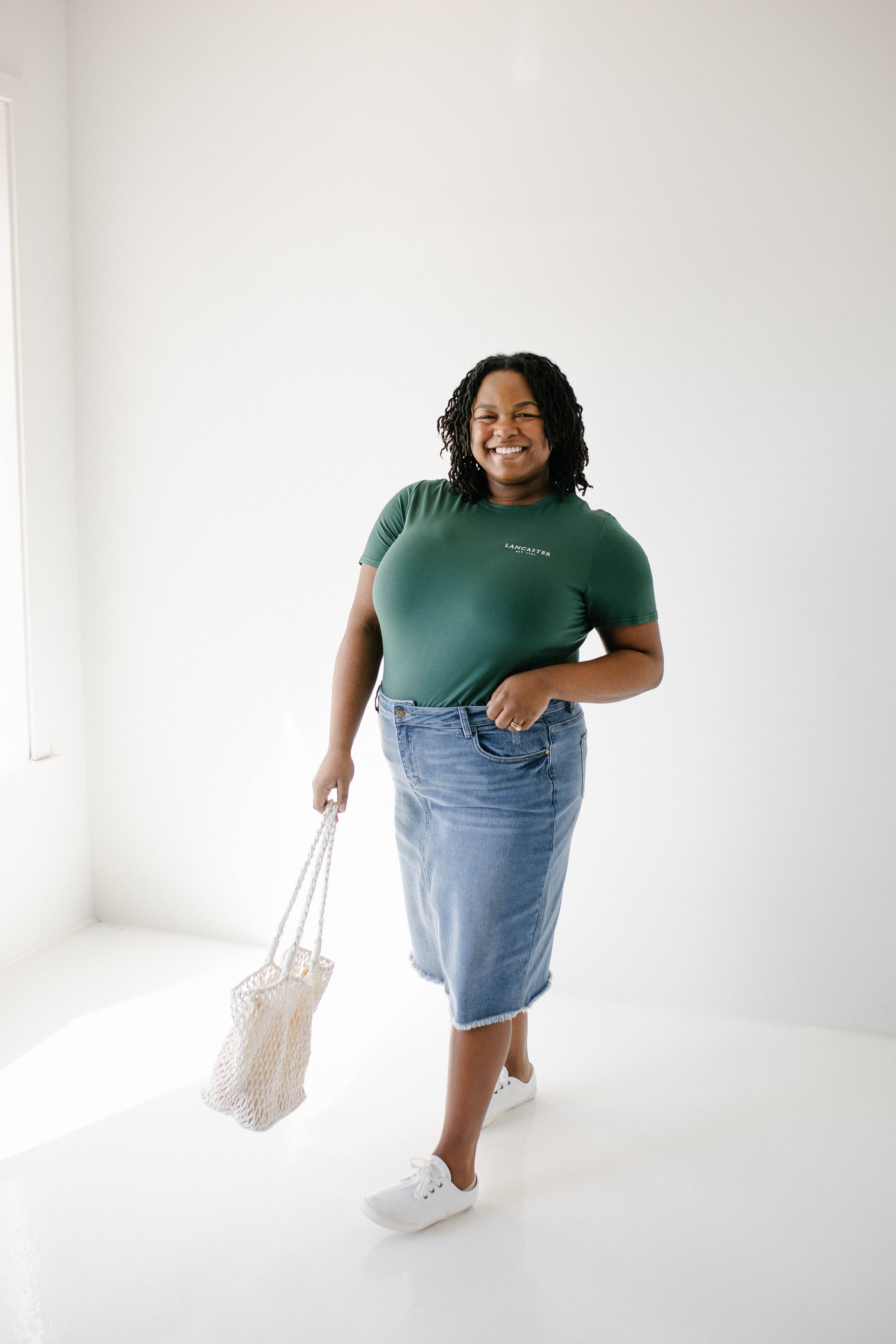 The Main Street Exchange - Wholesale Skirt - Women's - 'Nala' Distressed Denim Skirt17