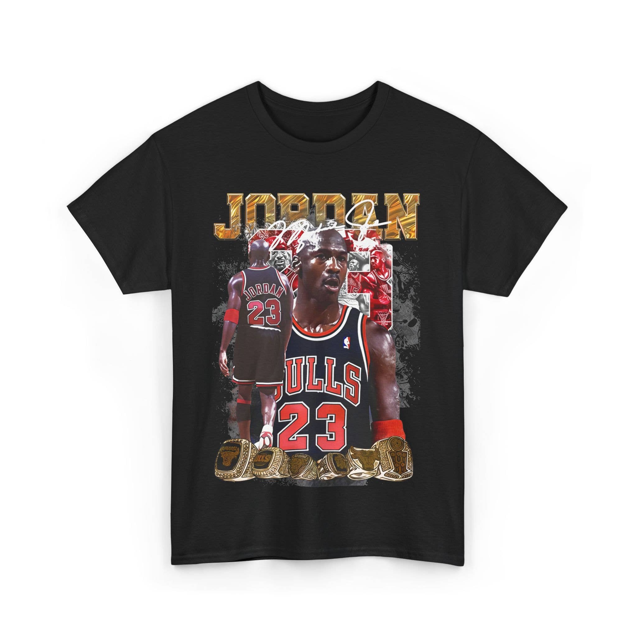 SONDO DESIGN LTD - Wholesale T-Shirt (Graphic) - Unisex - Vintage 90s Jordan 23 Bootleg Style Shirt, MJ Lover Shirt