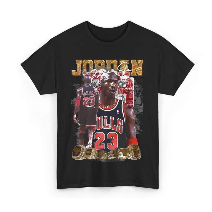 SONDO DESIGN LTD - Wholesale T-Shirt (Graphic) - Unisex - Vintage 90s Jordan 23 Bootleg Style Shirt, MJ Lover Shirt0
