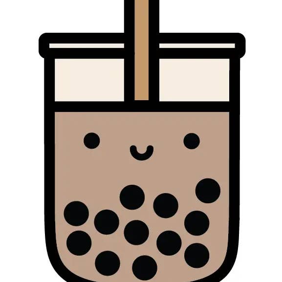 Kawaii Boba Vinyl Sticker for wholesale by Mochi Kids