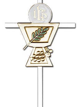 Croce da Parete con Calice della Comunione per la vendita all'ingrosso da parte di Tony’s Jewelry