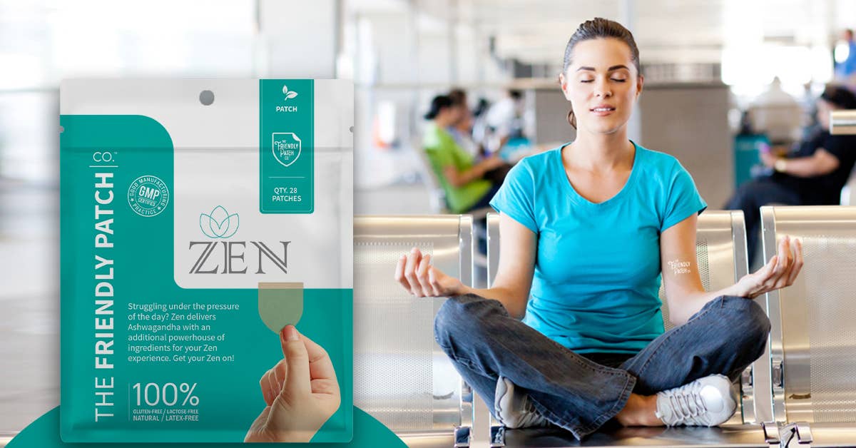 Friendly Patch CO - Wholesale Oral Supplement/Vitamin - Stress Patches Relax & Let Go Ashwagandha Gaba 8 Patches5