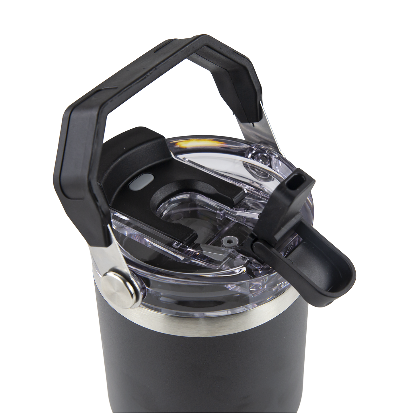 Hogg Outfitters - Vendita all'ingrosso Bicchiere/tazza termica - BICCHIERE TRI-SIP RIVESTITO A POLVERE DA 20oz (NERO)6