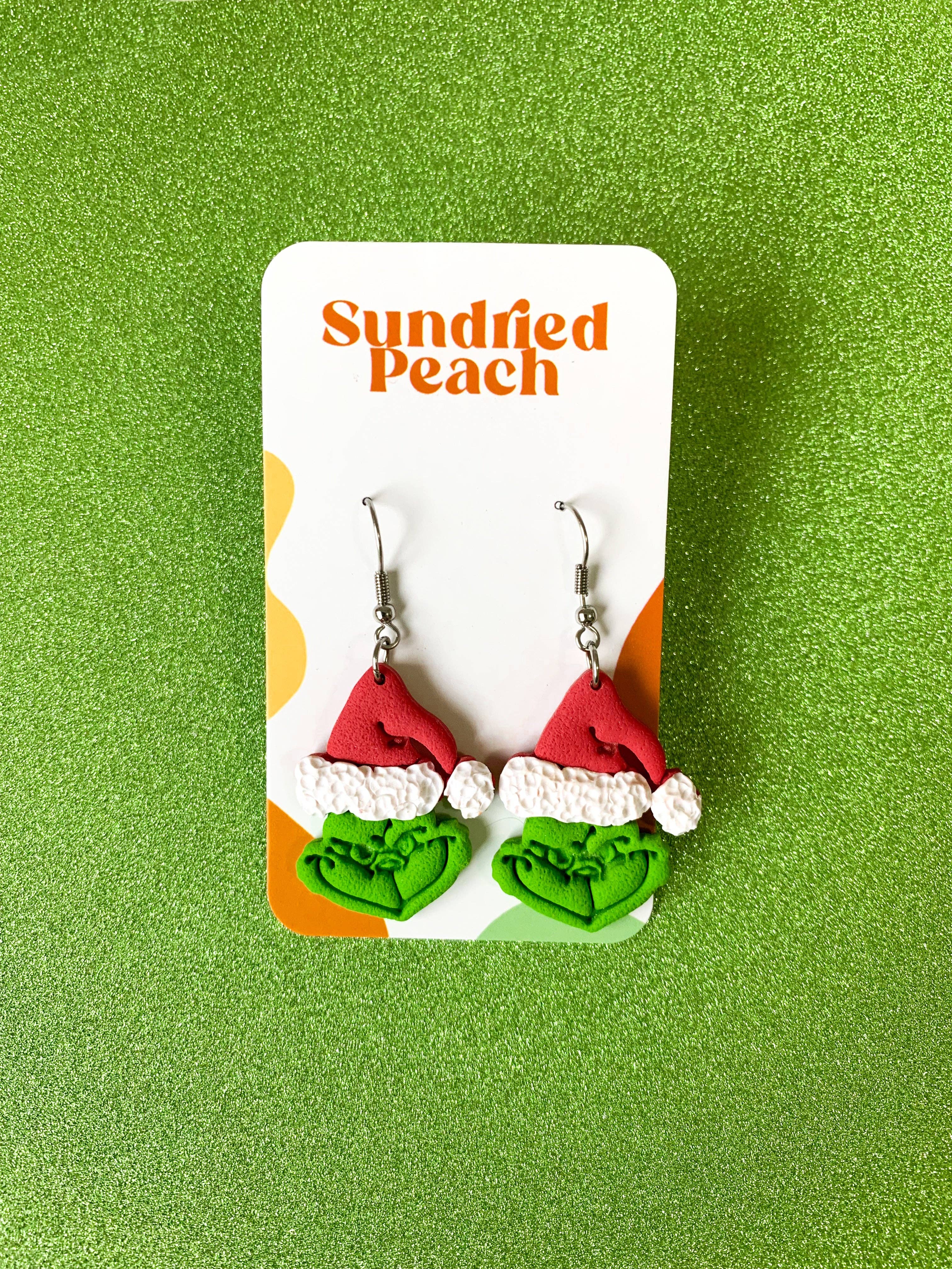 Sundried Peach – Großhandel Ohrhänger – Der Grinch2