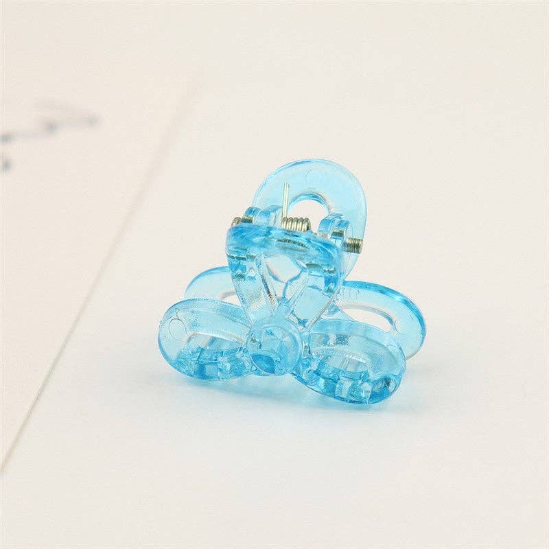 FurDecoration – wholesale Hair clip – Women’s – Small Transparent Colored Hair Claw Clip7