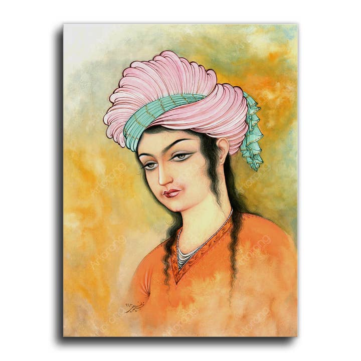 Persisk Kvinna Miniatyr målning Tryck, Persisk Miniatyr för wholesale av Artorang