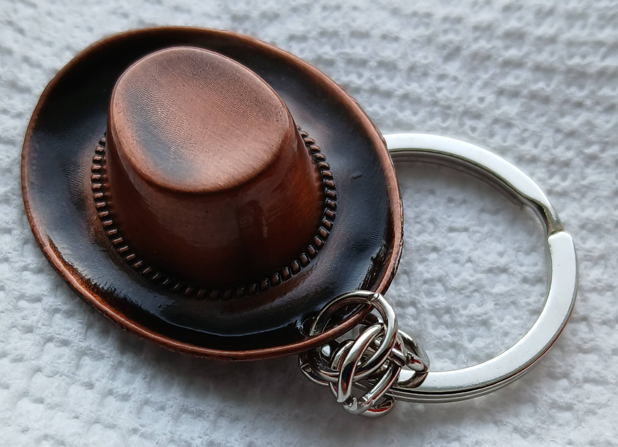 Equestrian Collections – Engroshandel Nøglering - Unisex – Cowboyhat metalnøglering1