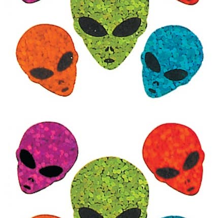 Jillson & Roberts - Wholesale Sticker - Aliens Stickers - Prismatic
