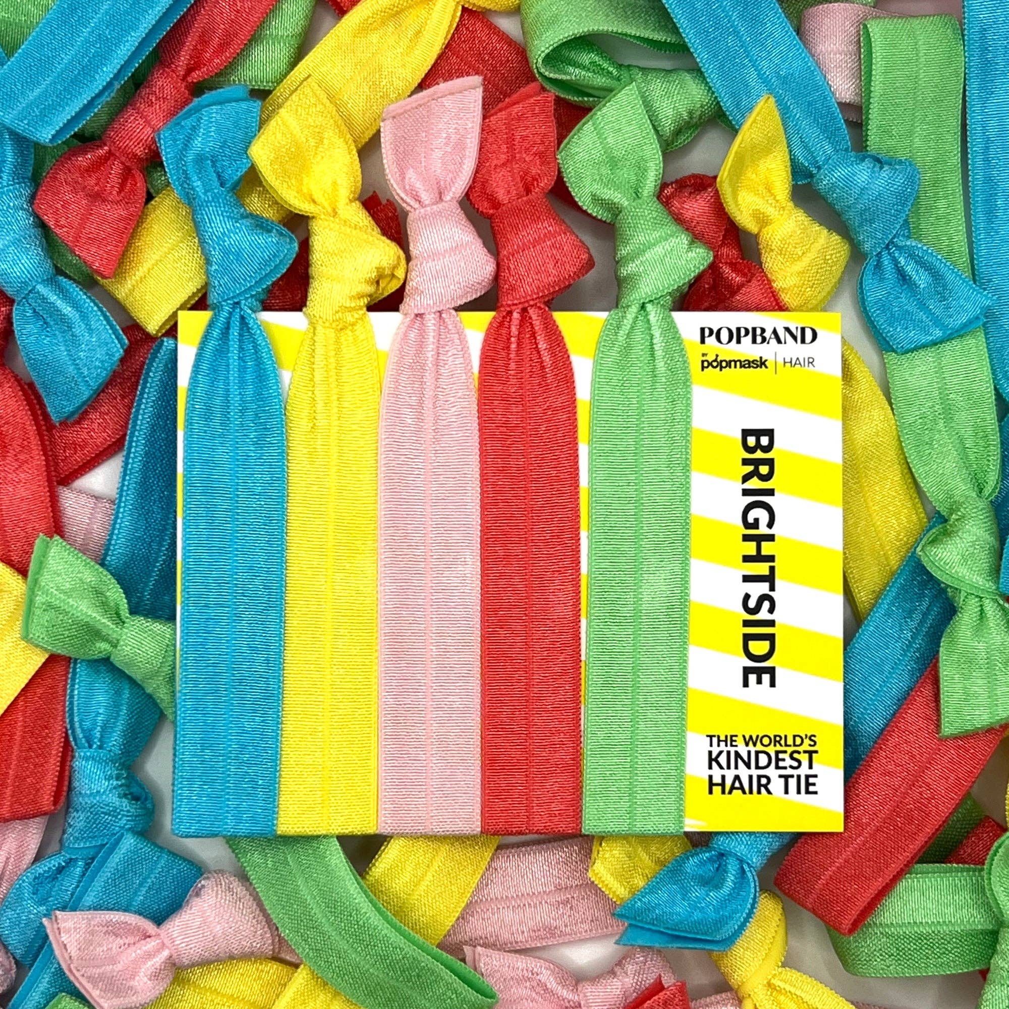 Popmask London - Wholesale Hair Tie - Popband Bright Side 'No Dent' Hair Ties2