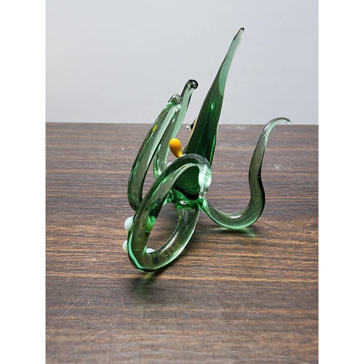Glass by Iness - Wholesale Decorative Figurine - Naturally Colored Glass Figurine - Handcrafted - Octopus Design2