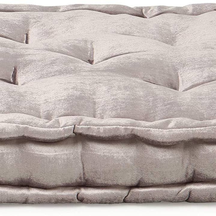 Light Gray · REDEARTH · Velvet Floor Pillows-Premium Rayon Cotton for wholesale on Faire