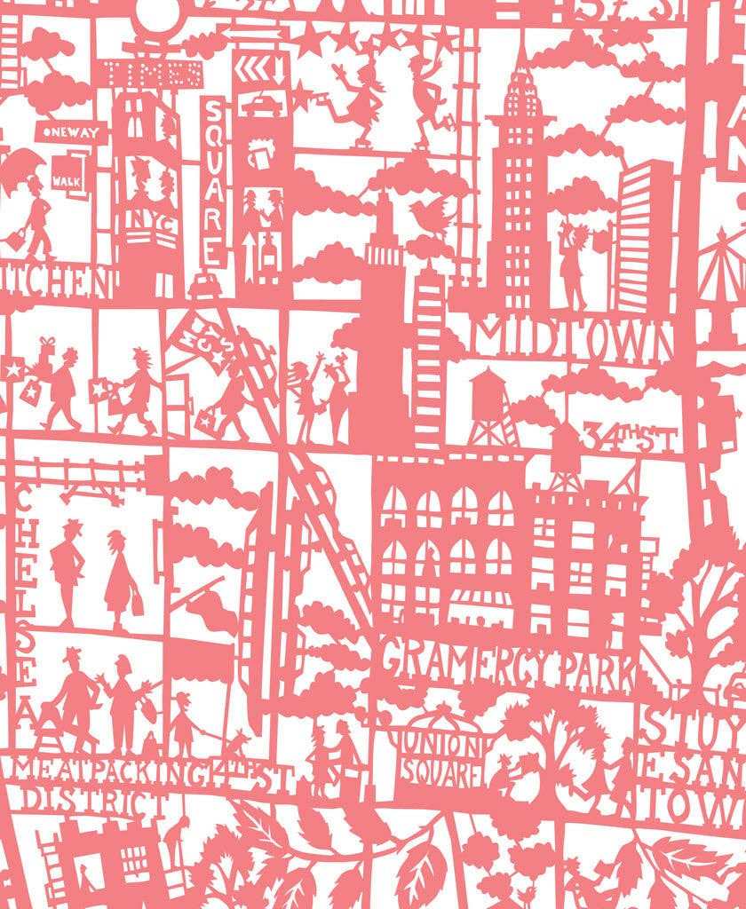 Famille Summerbelle - Wholesale Art Print - New York City Map Print1