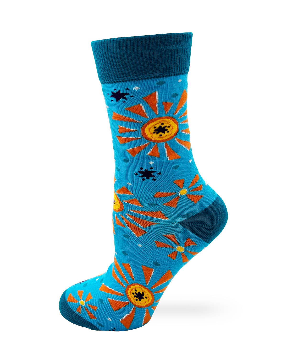 Fabdaz - Wholesale Socks - Women's - Hello Sunshine Women's Crew Socks2